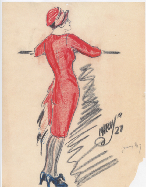 Alan Marcus_Lady in a Red Dress